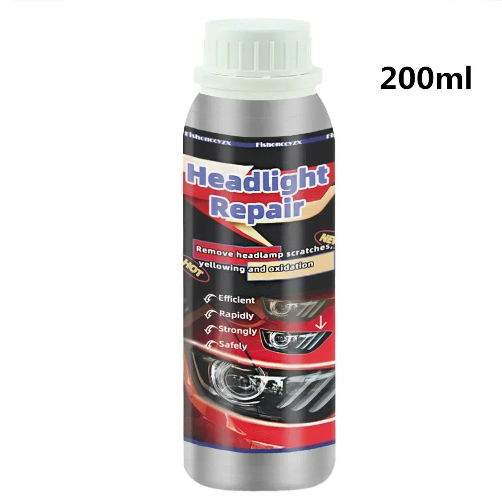 800ml Headlights Liquid Polymer Headlight Chemical Polish Repair Fluid Refurbishment Scratch Repair Polishing Headlights Kit Peaceful Pleasures Health and Wellness 200ml
