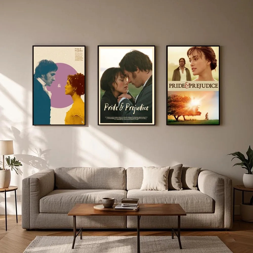 Pride & Prejudice HD Wall Poster – Waterproof PVC Art Print Wall Art Poster Peaceful Pleasures Health and Wellness