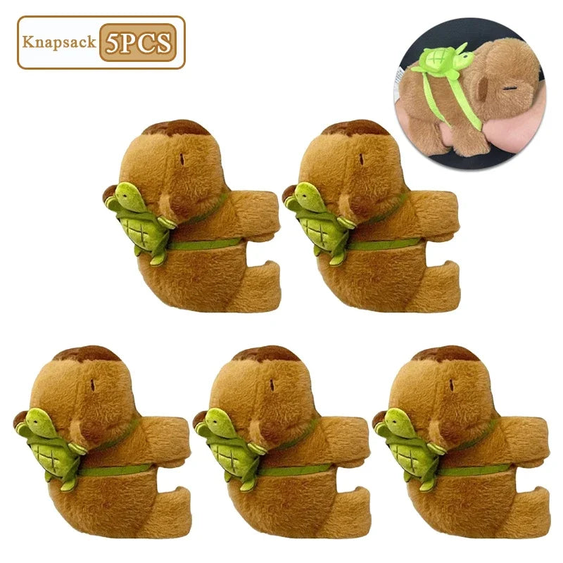 Capybara Snap Ring Plush Bracelet – Fun Kids Gift & Photo Prop