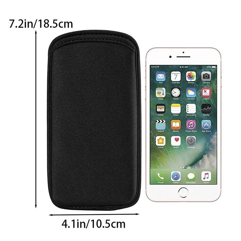 Waterproof Neoprene Phone Pouch – Slide-In Clear Window Case