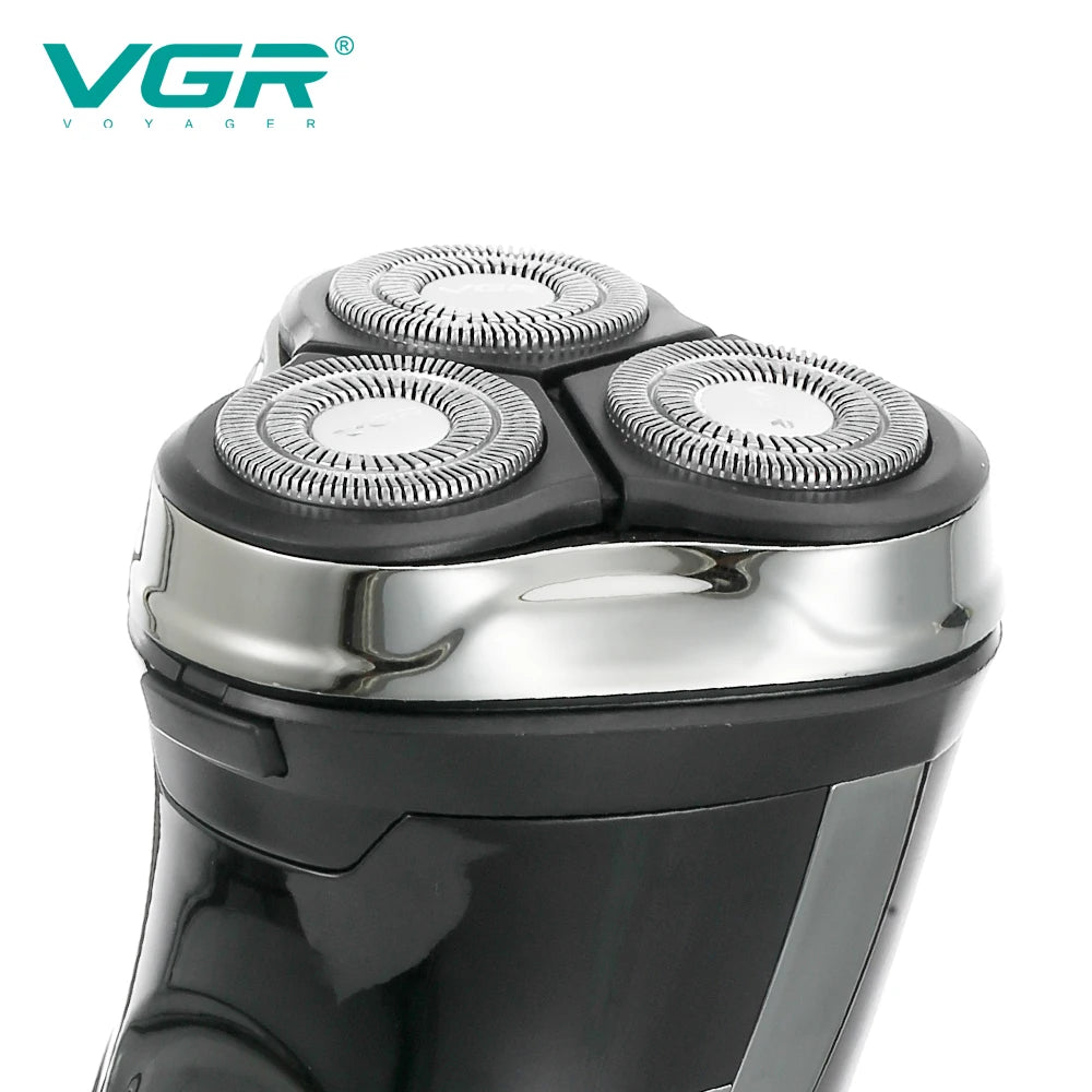 VGR 318 Shaver Electric Razor Professional Shaving Machine Floating Beard Trimmer IPX7 Waterproof Rechargeable Shaver for Men Peaceful Pleasures Health and Wellness