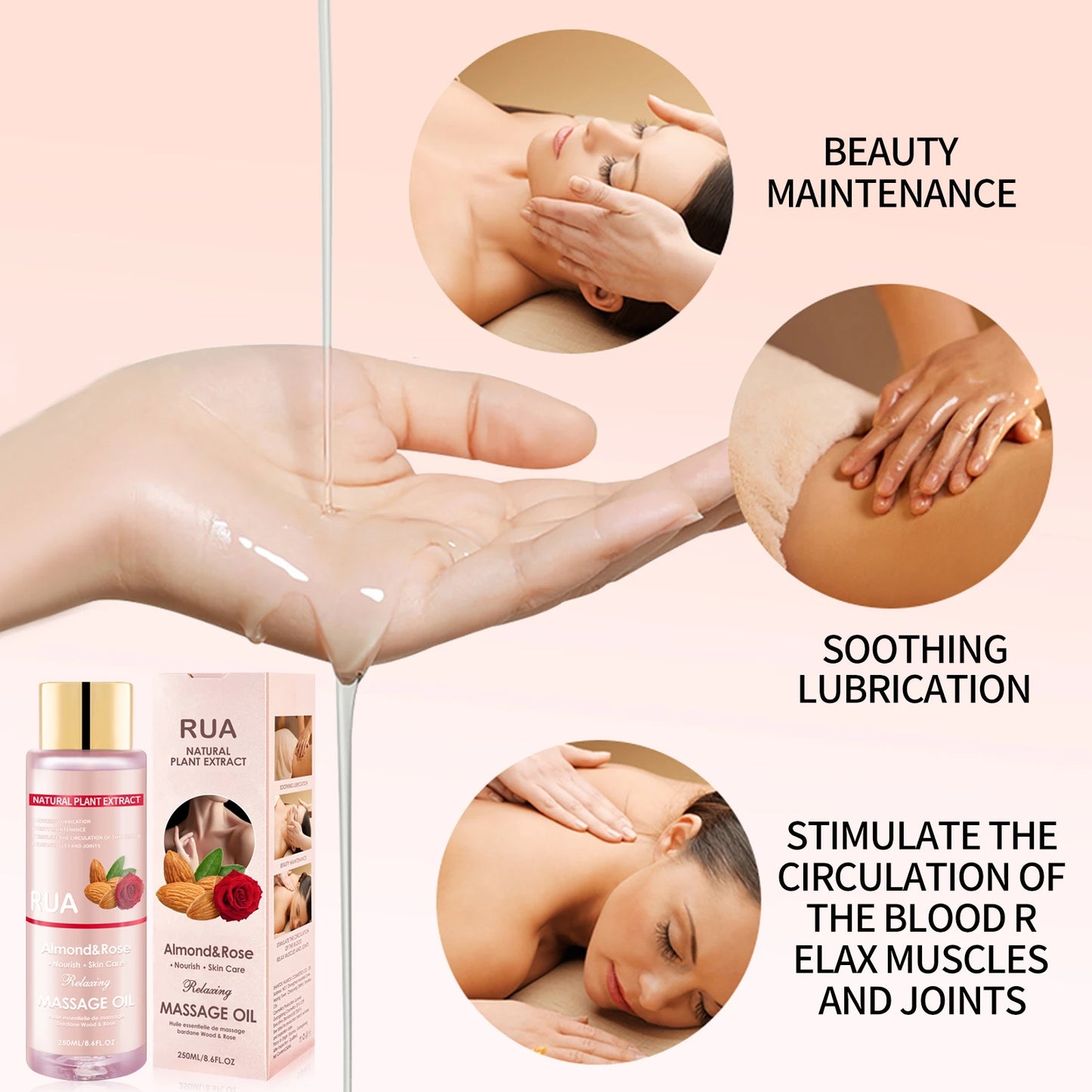 Massage Oil for Relaxing and Joint Relief for All Peaceful Pleasures Health and Wellness
