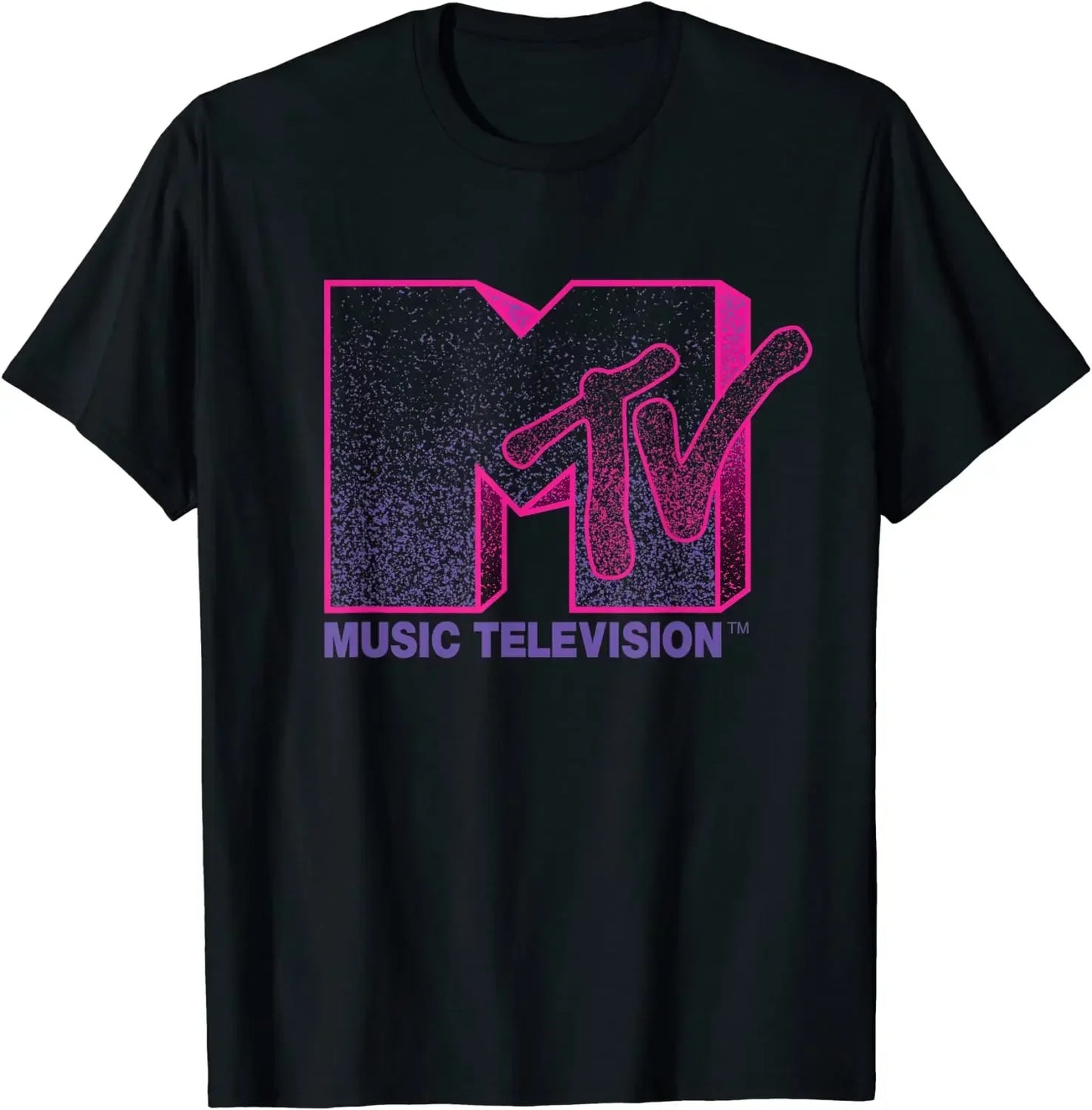 MTV Sparkly Logo Music Television T-Shirt – Men's Cotton Tee