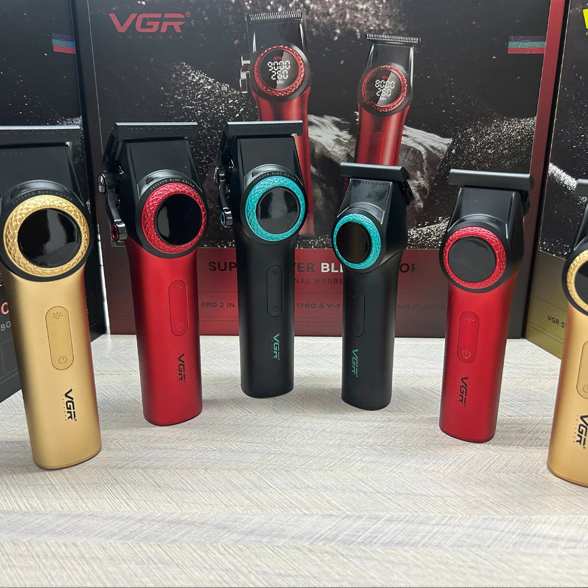 VGR high-end hair cutting set with 12000 RPM power electric shaving machine, professional hair trimmer combination V-001&977 Peaceful Pleasures Health and Wellness