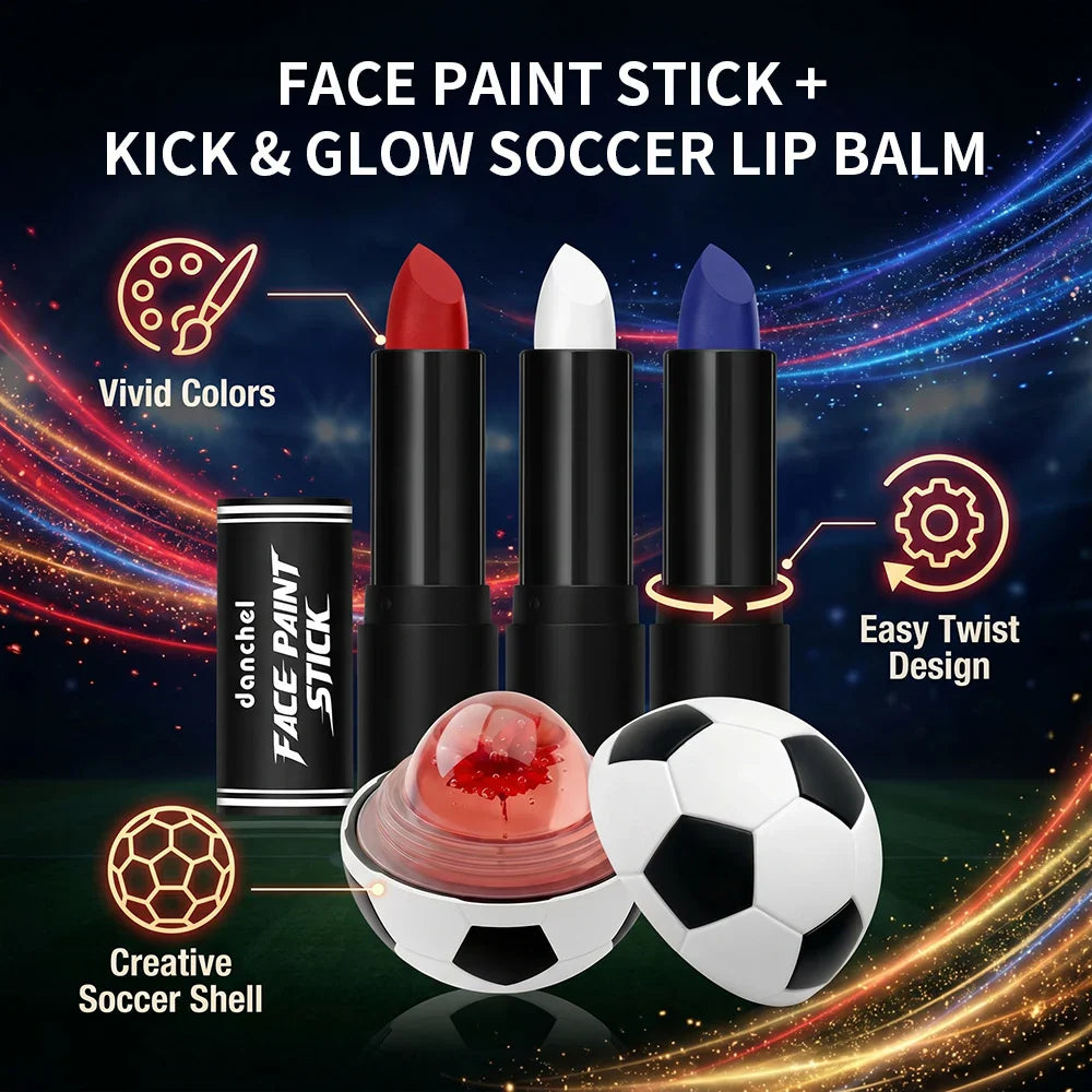 Waterproof Face Paint Stick & Lip Balm Combo | Cosplay & Party