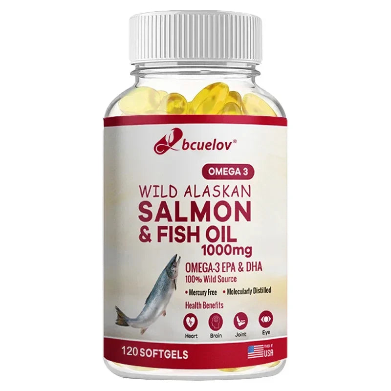 Super Omega-3 EPA/DHA Fish Oil Capsules – Heart, Brain & Joints
