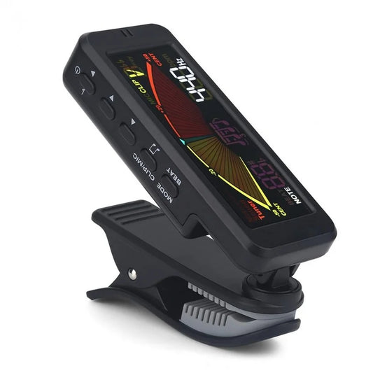 FMT-209 1 360 Clip-on Guitar Bass Drum Violin Tuner Metronome Peaceful Pleasures Health and Wellness FMT-209