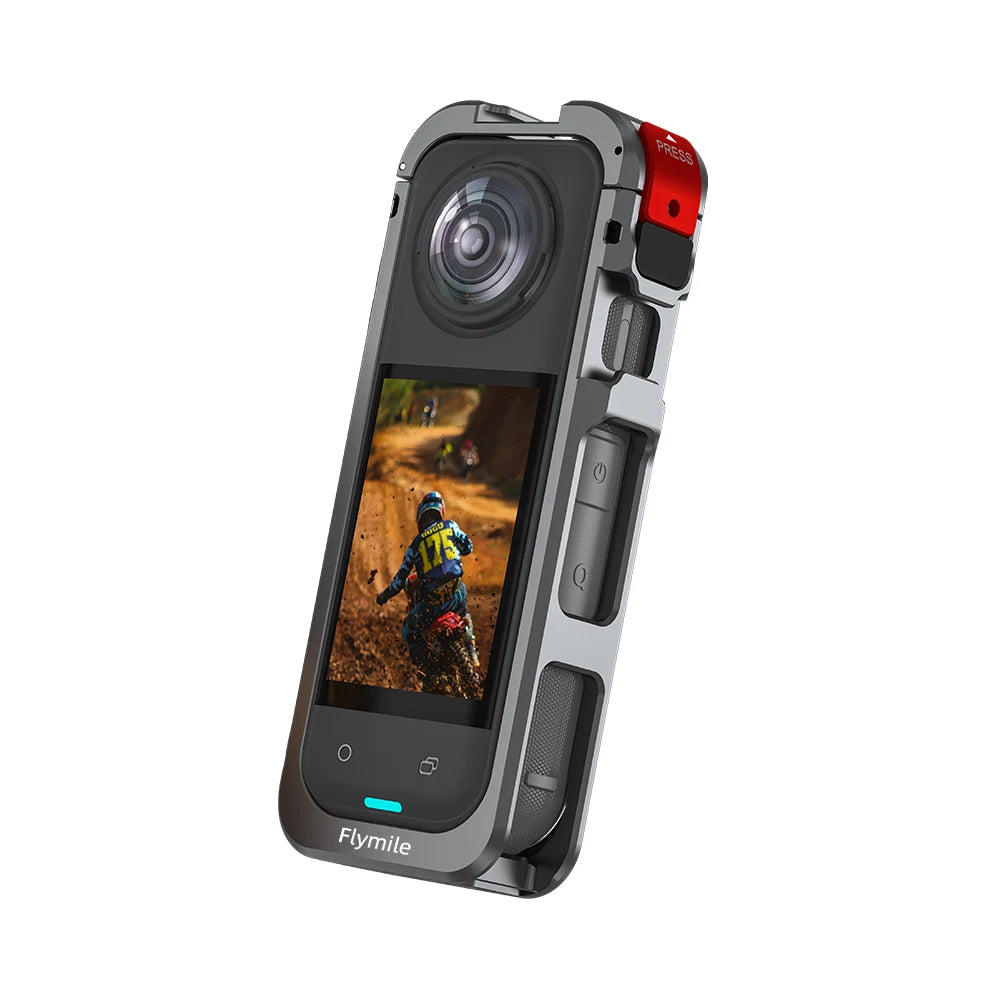 For Insta 360 X5 WITH Lens Protection Cover And Windproof Cotton Multifunctional Expansion Protection Rabbit Cage Metal Frame Peaceful Pleasures Health and Wellness