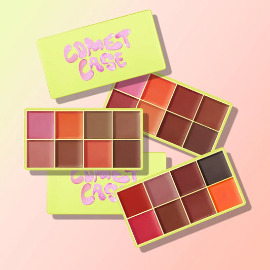 Cream Highlighter Palette – Matte & Shimmer Blush Bronzer Cream Highlighter Palette Oasis Select