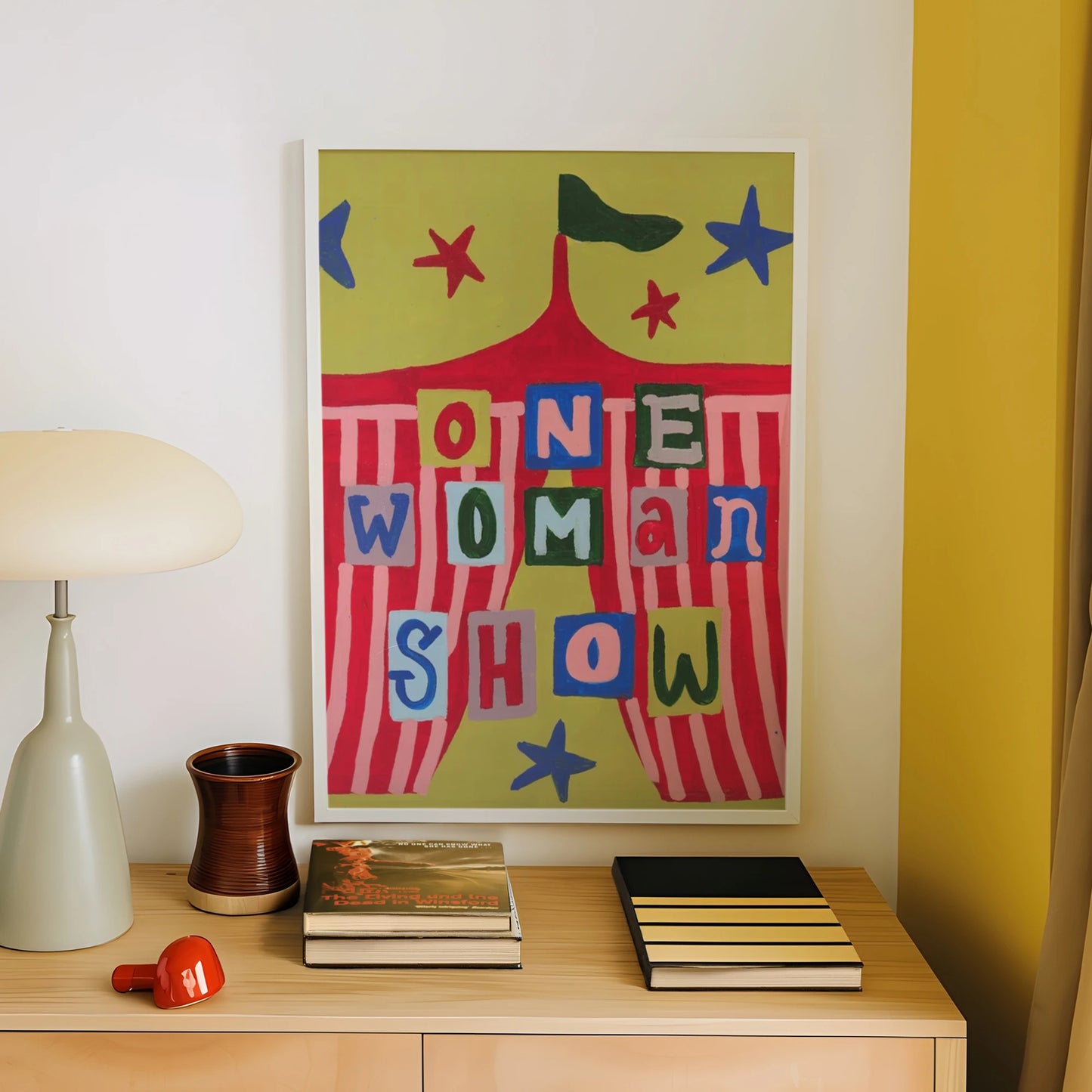 Modern Japanese Woman Canvas Wall Art Print | Home Decor