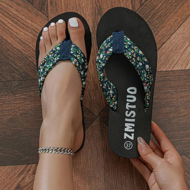 Women's Summer Flat Flip Flop Sandals | EVA Beach Slippers