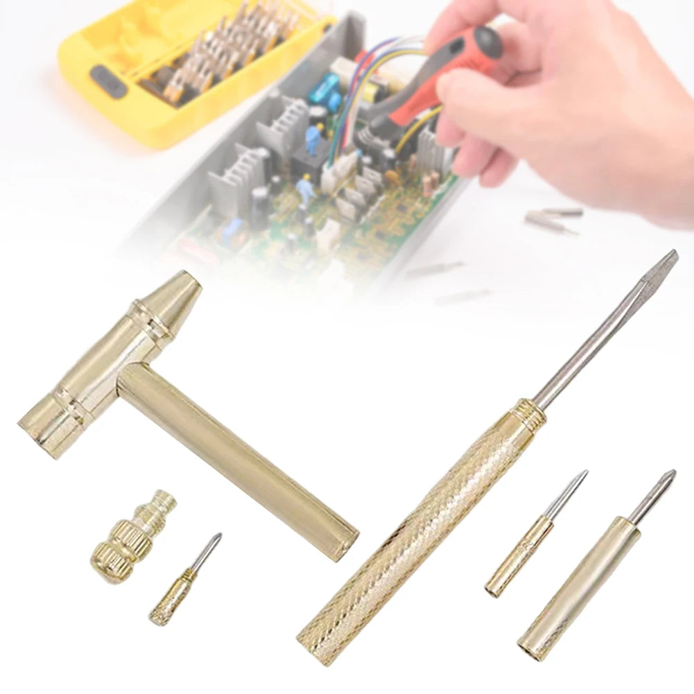 6 In 1 Mini Hammer With Screwdriver Hammer Multifunctional All In 1 Repair Mobile Phone Repair Tool For Electronics DIY Projects Peaceful Pleasures Health and Wellness