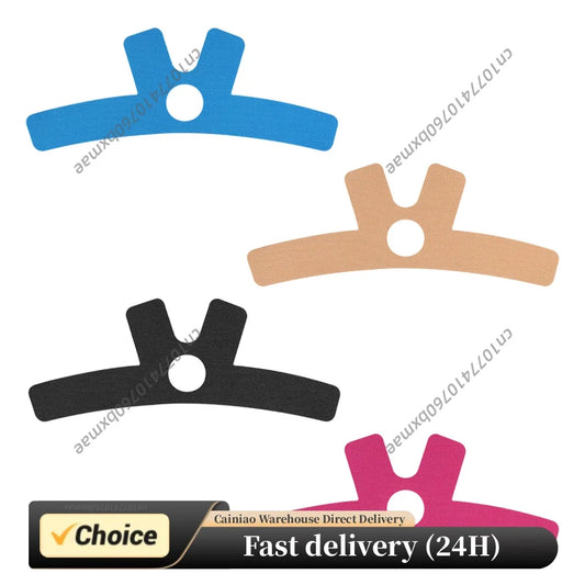 10Pcs Unisex Elastic Sports Tape with Breathable Mesh Neck Tape Easy Adhesive for Neck and Shoulder for Sports Muscle Support Peaceful Pleasures Health and Wellness