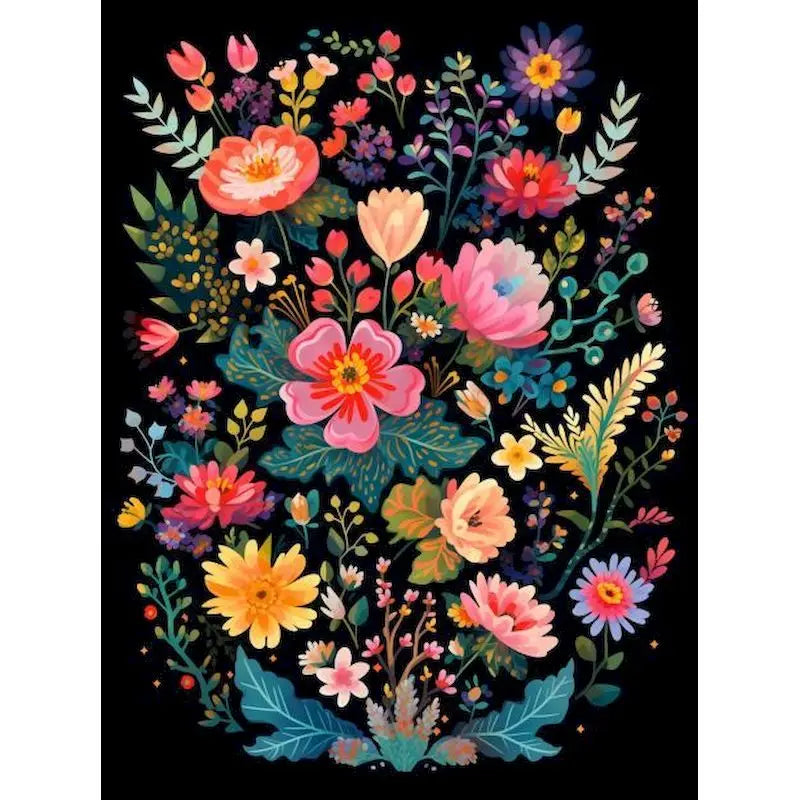 GATYZTORY Oil Painting By Numbers On Canvas Paintings On Number Flower Number Painting Home Decoration Unique Gift For Handiwork Peaceful Pleasures Health and Wellness 99-6 50x70cm Unframed