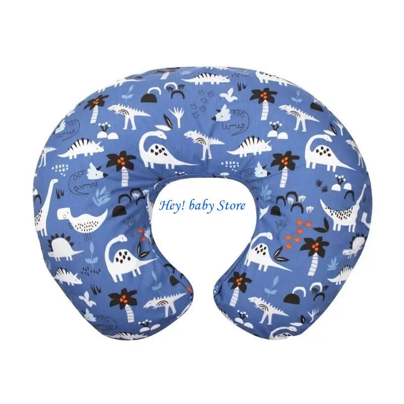 Baby Nursing Pillow Cover | Breathable Cotton, Detachable Sleeve
