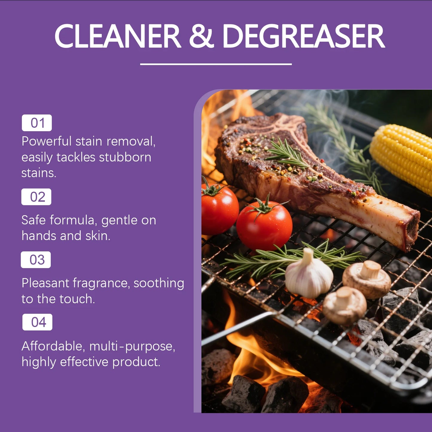Jakehoe BBQ Grill Degreaser Spray | Heavy-Duty Grease Remover