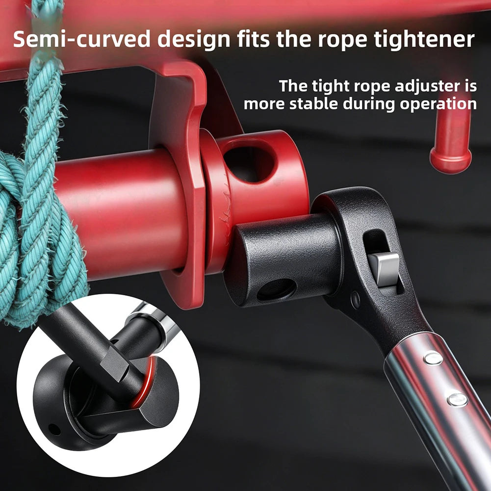 Load-Binder Ratchet Wrench,Multi Functional Truck Binding Rope Tensioner Ratchet Wrench, Universal Portable Hand Securing Wrench Peaceful Pleasures Health and Wellness