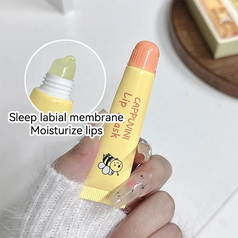 Cappuvini Honey Lip Care Set – Lip Mask & Oil for Soft Lips