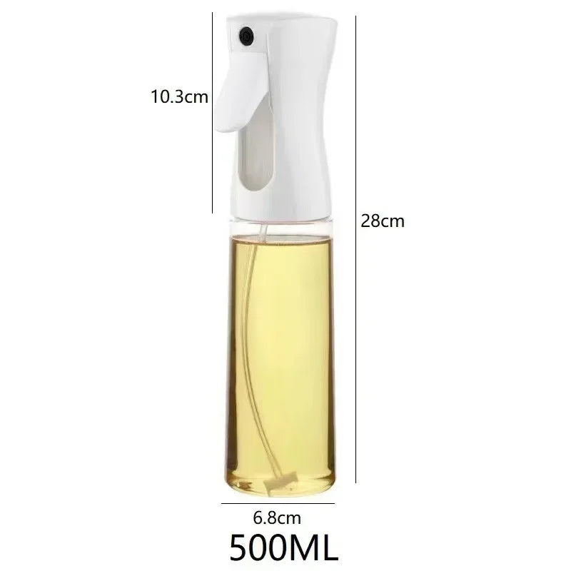 Olive Oil Spray Bottle – Transparent Mist Dispenser | PET
