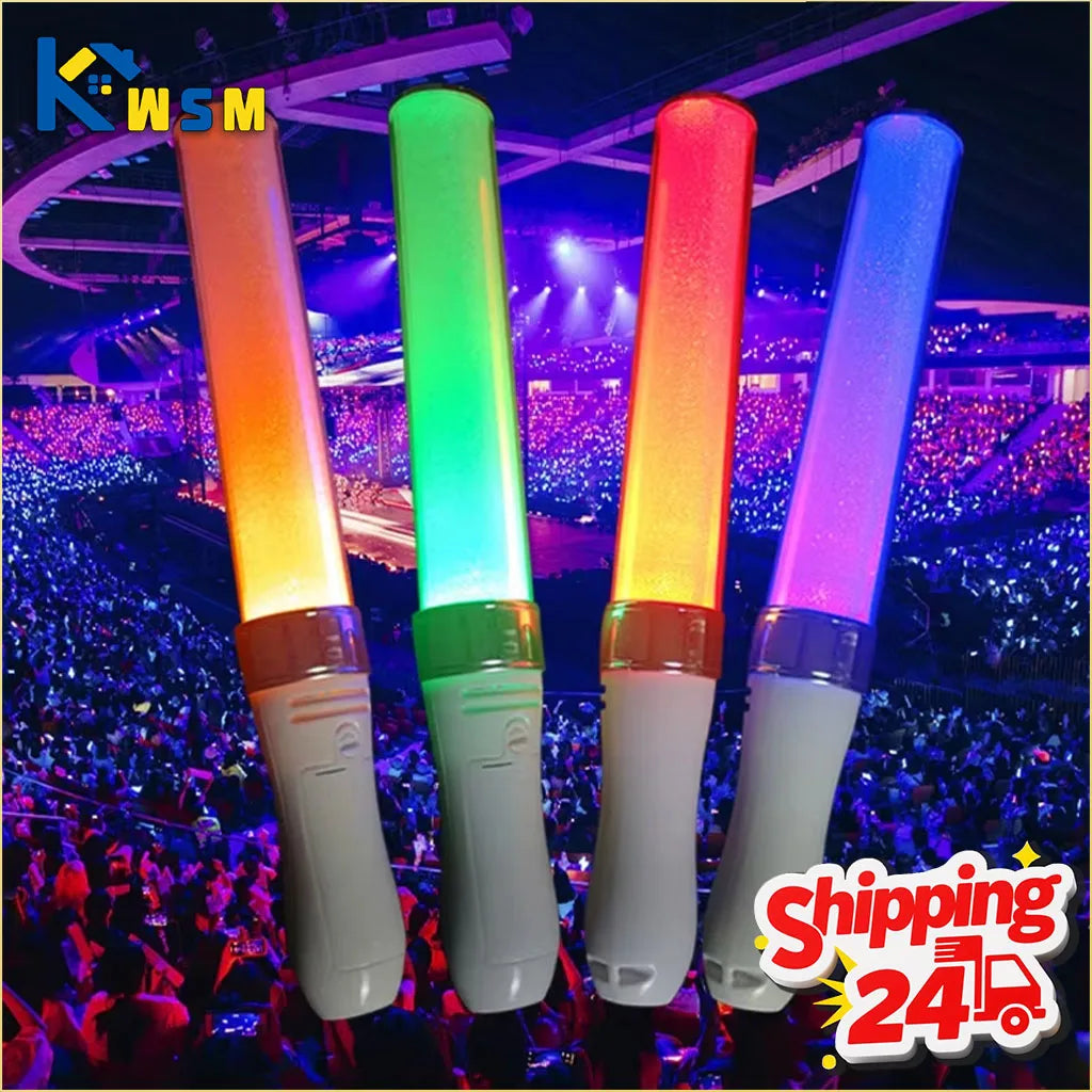 Glow Stick Star & Heart Light-Up Wand | Party Concert Baton