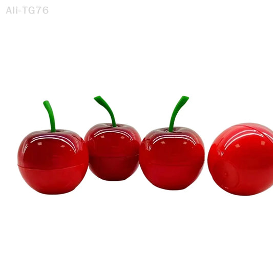 Cherry-Shaped Refillable Mini Cosmetic Jars 8g – 1 or 3 Pack Refillable Cosmetic Jar Peaceful Pleasures Health and Wellness
