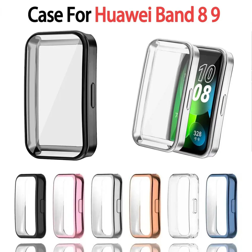Huawei Band 8 & 9 Clear Protective Case – Ultra-Thin Full Cover Peaceful Pleasures Health and Wellness