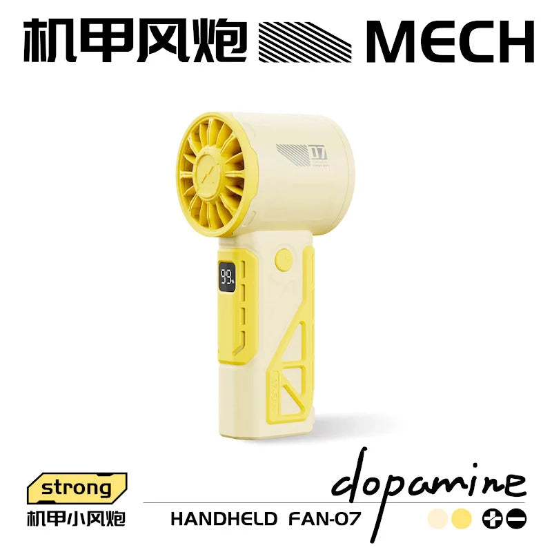 Collapsible USB Turbo Fan | Silent, Portable, 6000mAh Battery