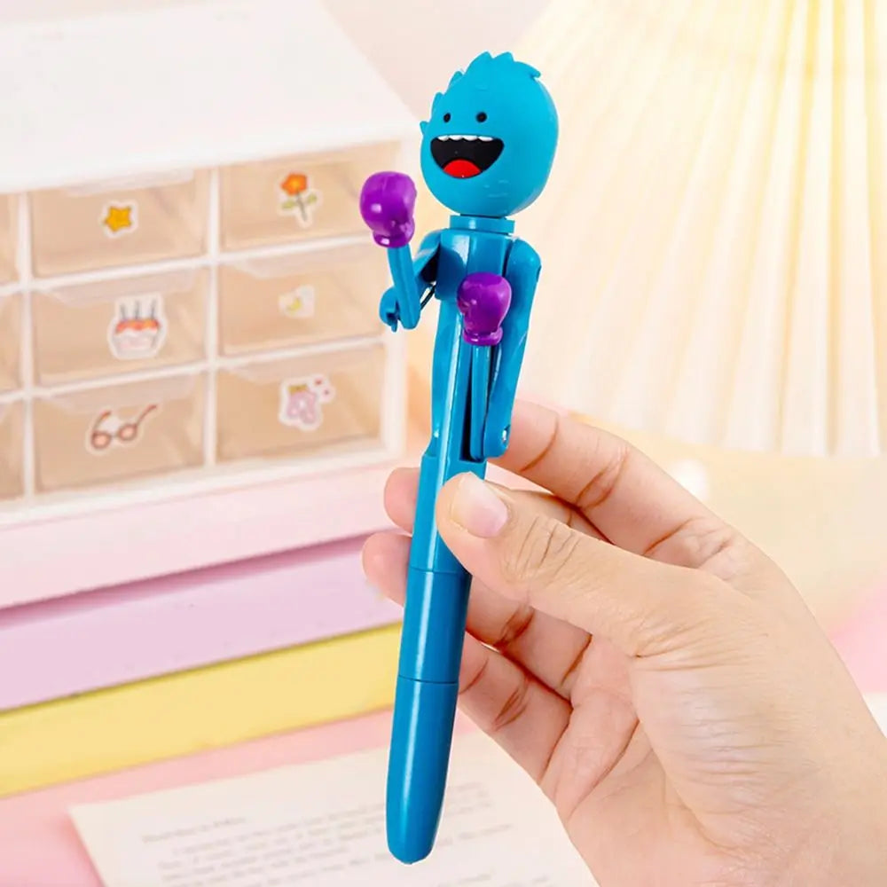 Signature Interactive Boxing Pen Boring 1.0mm Fun Mechanism Fist Pen Writing Press Ballpoint Pen Boxing Fighting Pen Award Gifts Peaceful Pleasures Health and Wellness 3