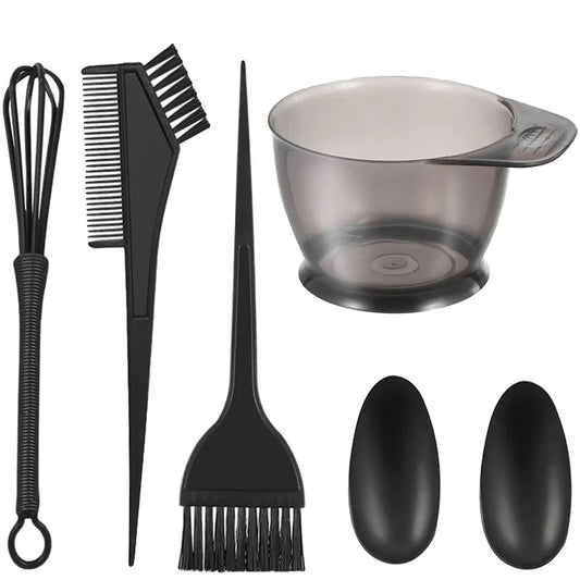 6-Piece Hair Coloring Kit – Salon & Home Hairdressing Tools Hair Coloring Kit Oasis Select