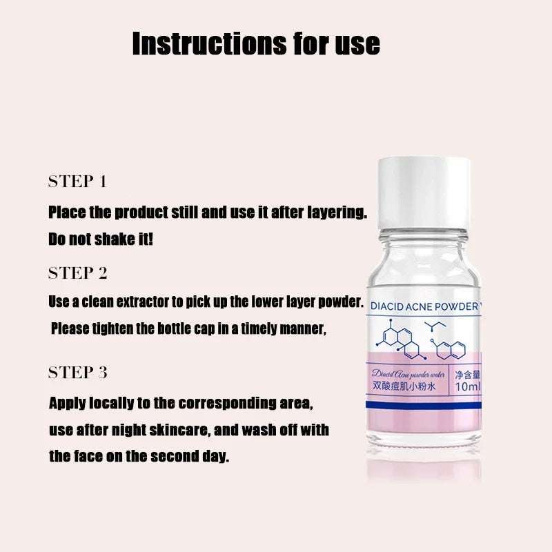 Salicylic & Lactic Acid Acne Face Serum with Calamine 10ml