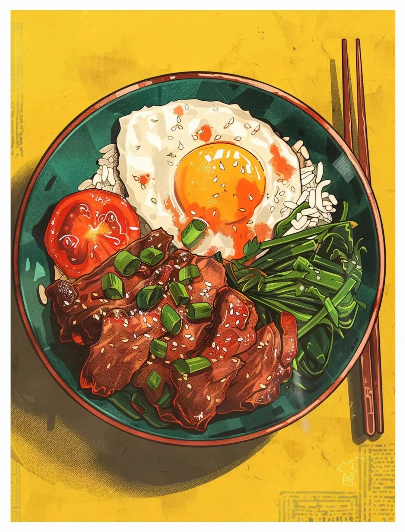 Philippines Street Food Canvas Wall Art | Unframed Poster