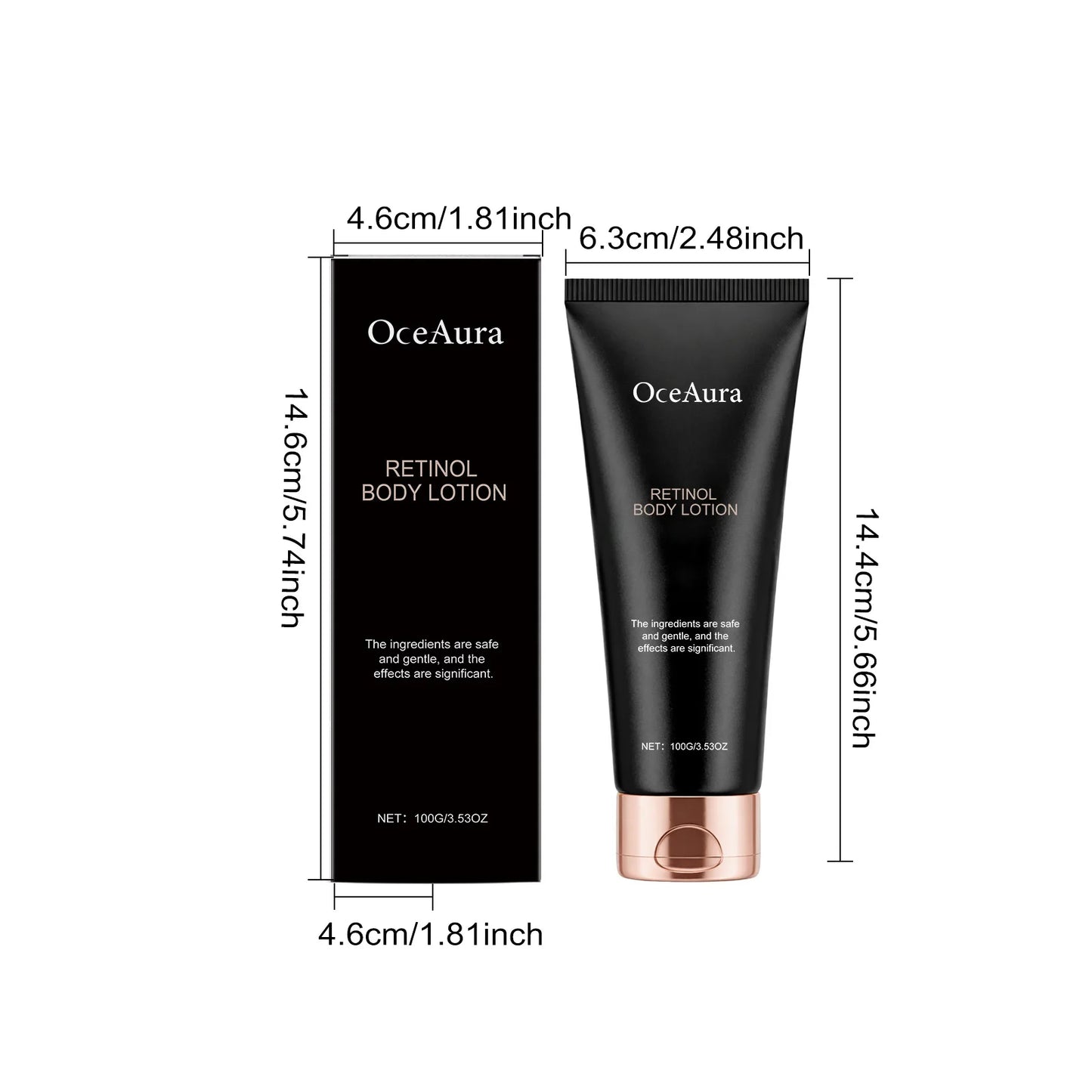OceAura Retinol Body Cream – Firming, Moisturizing 100g