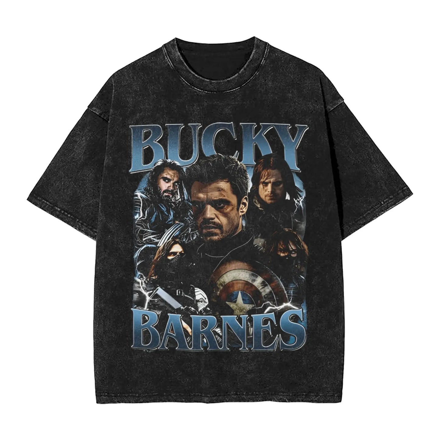 Men Bucky Barnes T Shirts Movies 90s Tees Summer Y2K Basic Short Sleeve T-Shirt Round Neck Trending Casual Tshirt Hot Sale Peaceful Pleasures Health and Wellness 1 XL