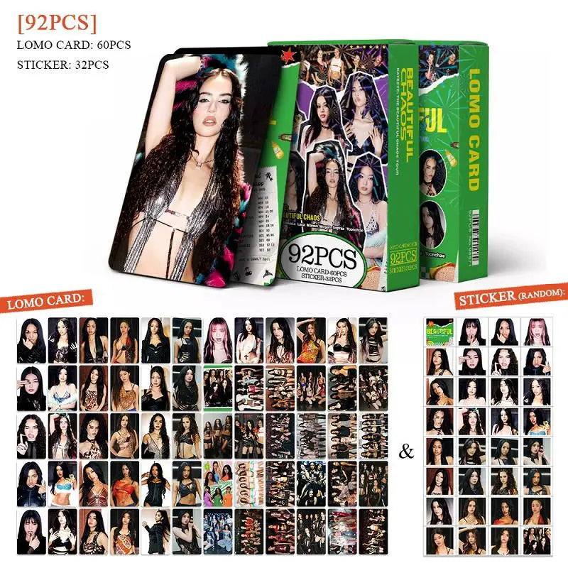 KATSEYE Beautiful Chaos Album Photo Cards Stickers Manon Daniela Lara