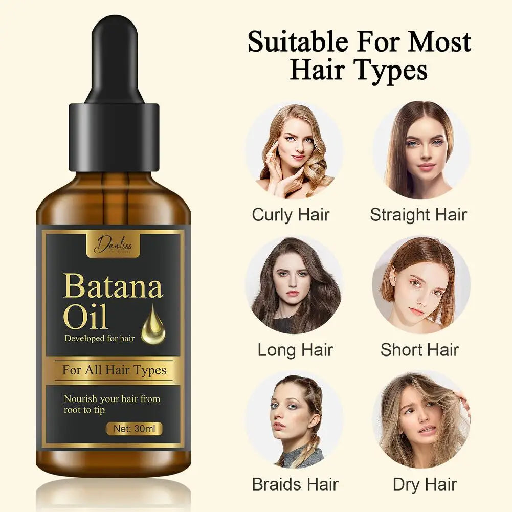 Natural Rosemary Batana Hair Care Essential Oil Repair Damaged Strengthen Roots Anti-Breakage Oils Hair Care Peaceful Pleasures Health and Wellness