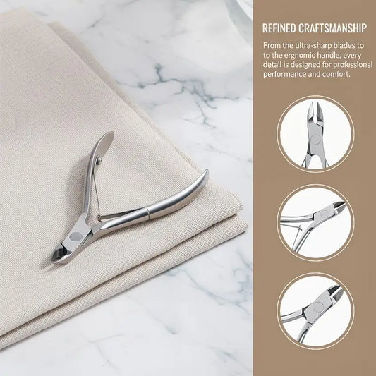 Stainless Steel Cuticle Nipper | Dead Skin & Nail Trimmer Cuticle Nipper Peaceful Pleasures Health and Wellness