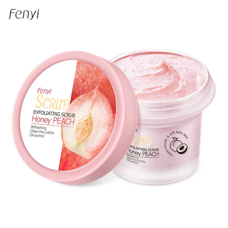 LAIKOU Honey Peach Body Scrub – Exfoliate & Moisturize Skin