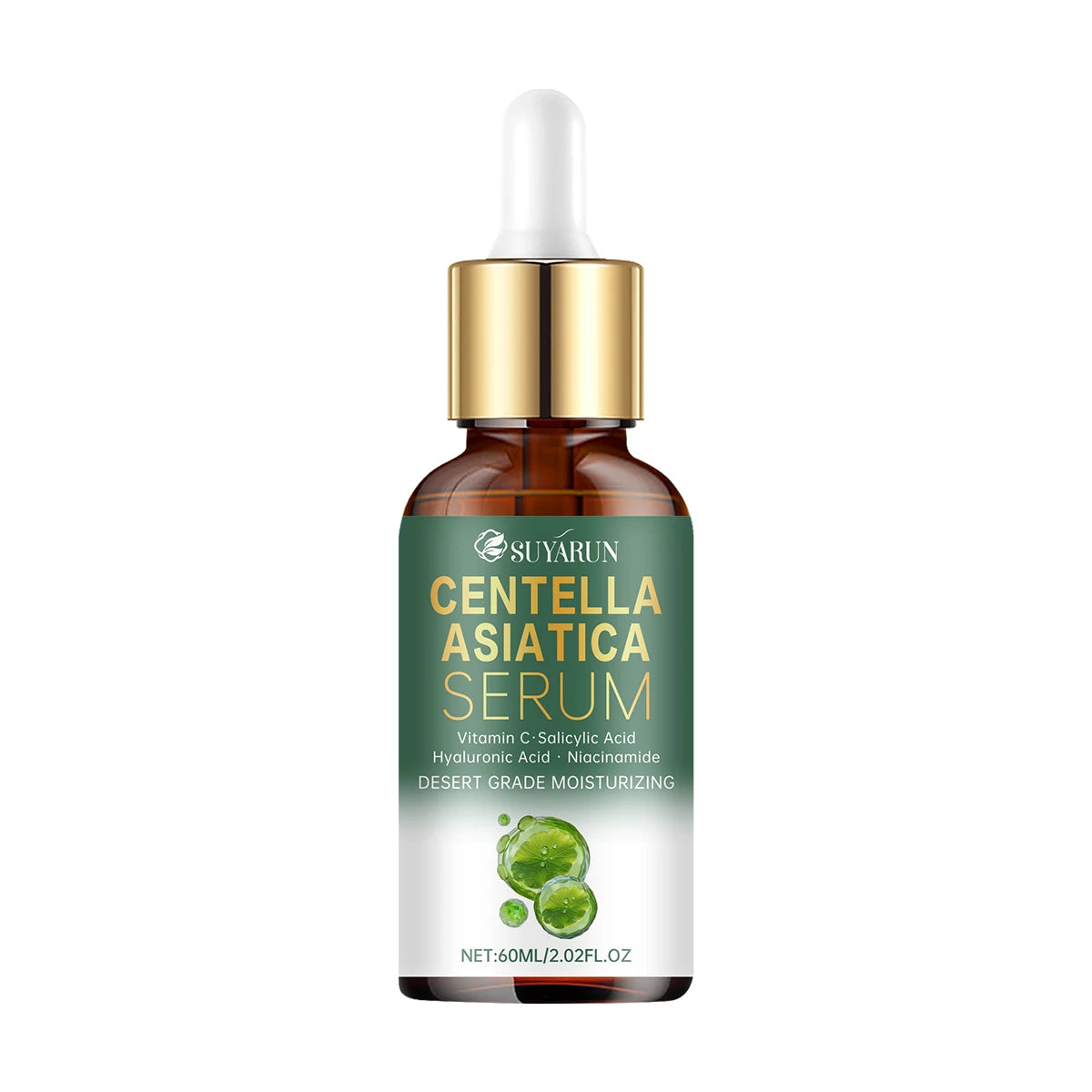 SUYARUN Premium Centella Asiatica Serum - Hydrating & Soothing Face Treatment for Acne, Redness & Anti-Aging | Natural Skin Care Peaceful Pleasures Health and Wellness 60ml