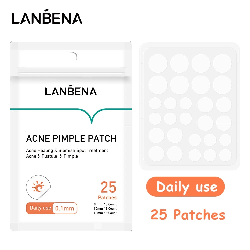 LANBENA Acne Pimple Patch Daily Use and Night Use Invisible Acne Stickers Blemish Treatment Acne Concealer Makeup Peaceful Pleasures Health and Wellness Day use