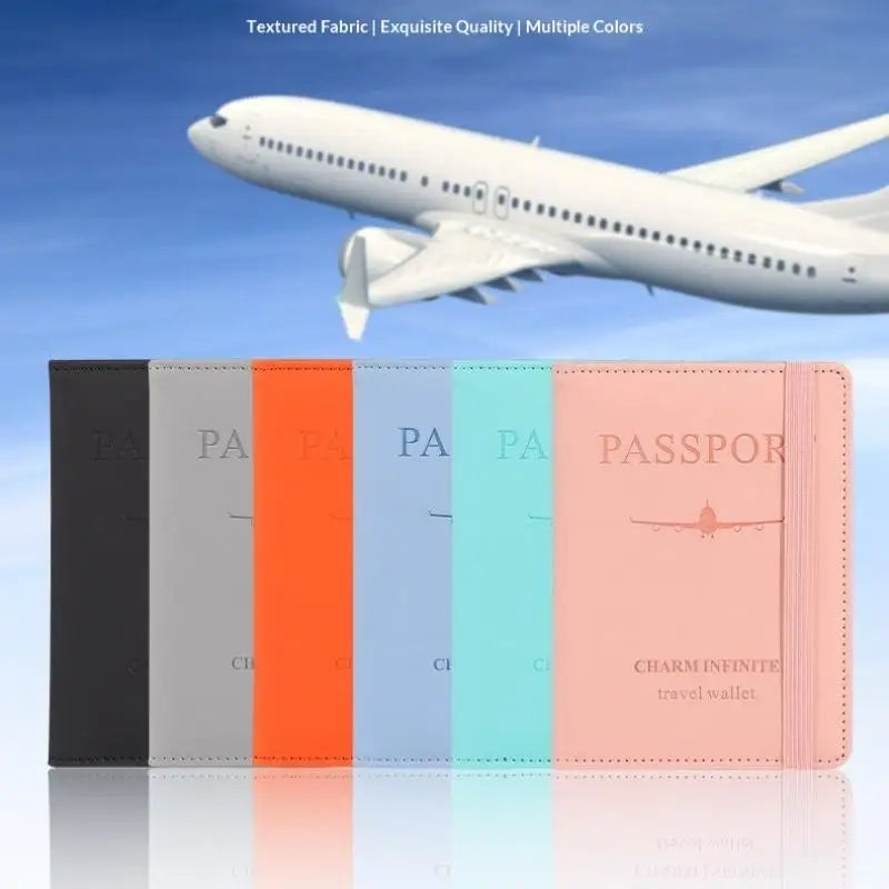 Waterproof PU Leather Passport Holder & Travel Wallet