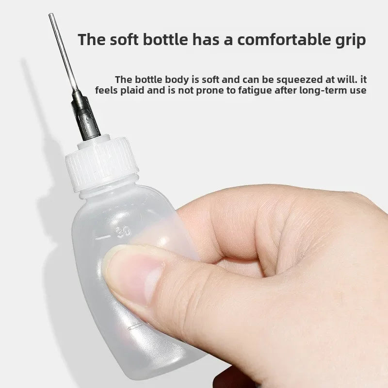 30ml Precision Ceramic Slip Trailer Bottle Multi-Needle Squeeze Applicator for Pottery Painting Clay Sculpting & Art Decoration Peaceful Pleasures Health and Wellness