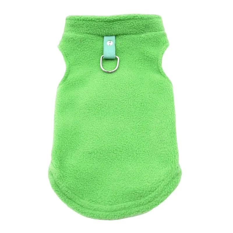 Polar Fleece Pet Vest for Cats & Dogs | Soft Warm Jacket S–L