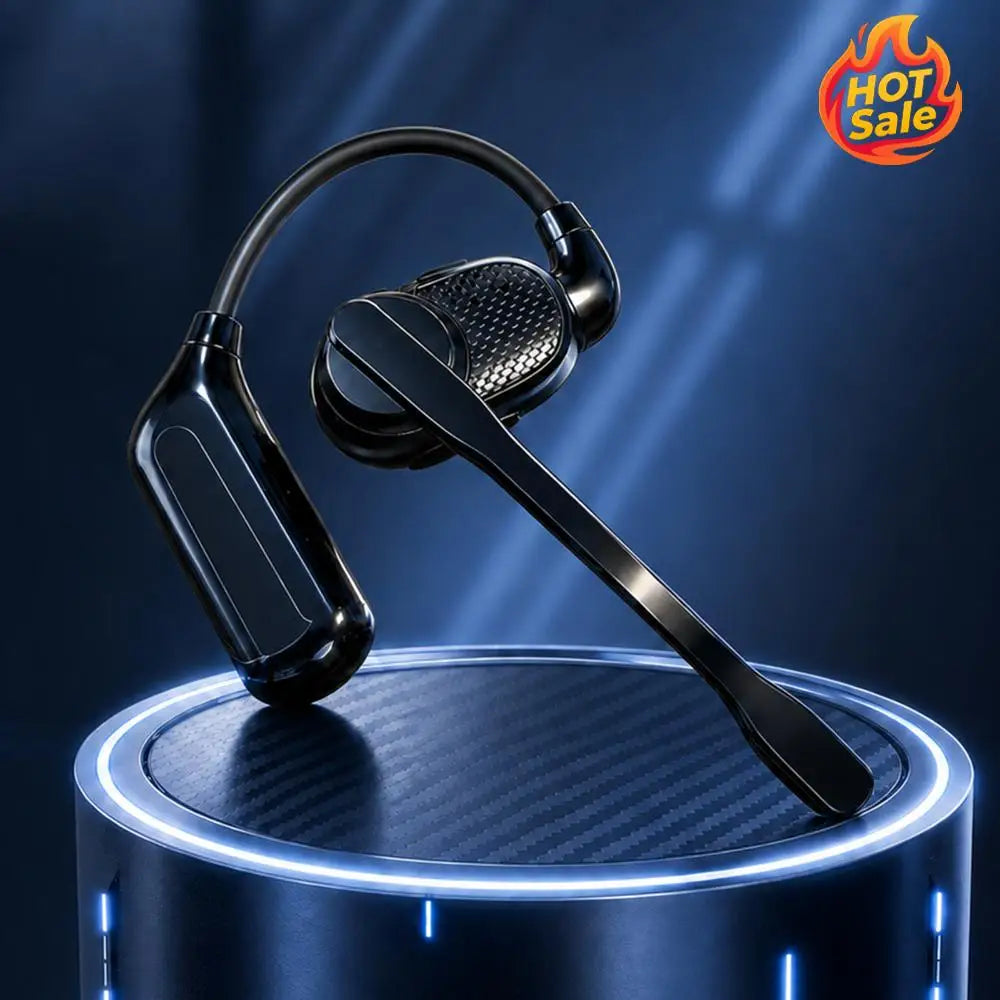 Wireless Bluetooth Earhook Earphones with Mic & Type-C Charging
