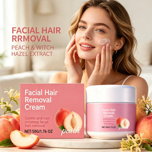 Facial Hair Removal Cream – Chin & Upper Lip | 50g Facial Depilatory Cream Oasis Select