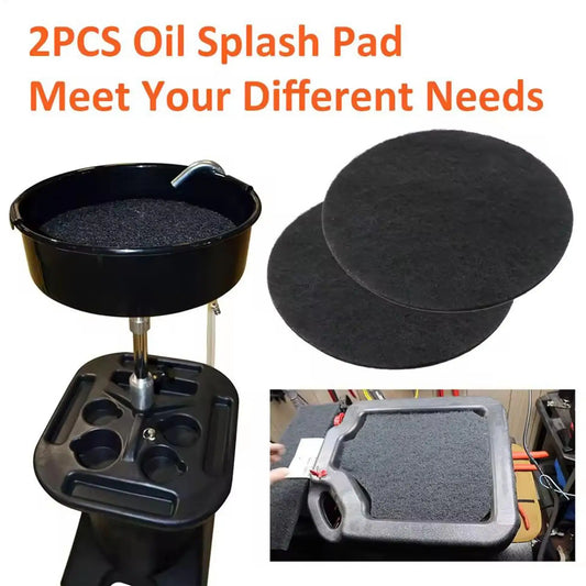 2pcs Oil Drain Splash Pad Lightweight Multiuse for Resist Transmission Fluid Splash Pad for Car Changing Oil Transmission Drain Peaceful Pleasures Health and Wellness