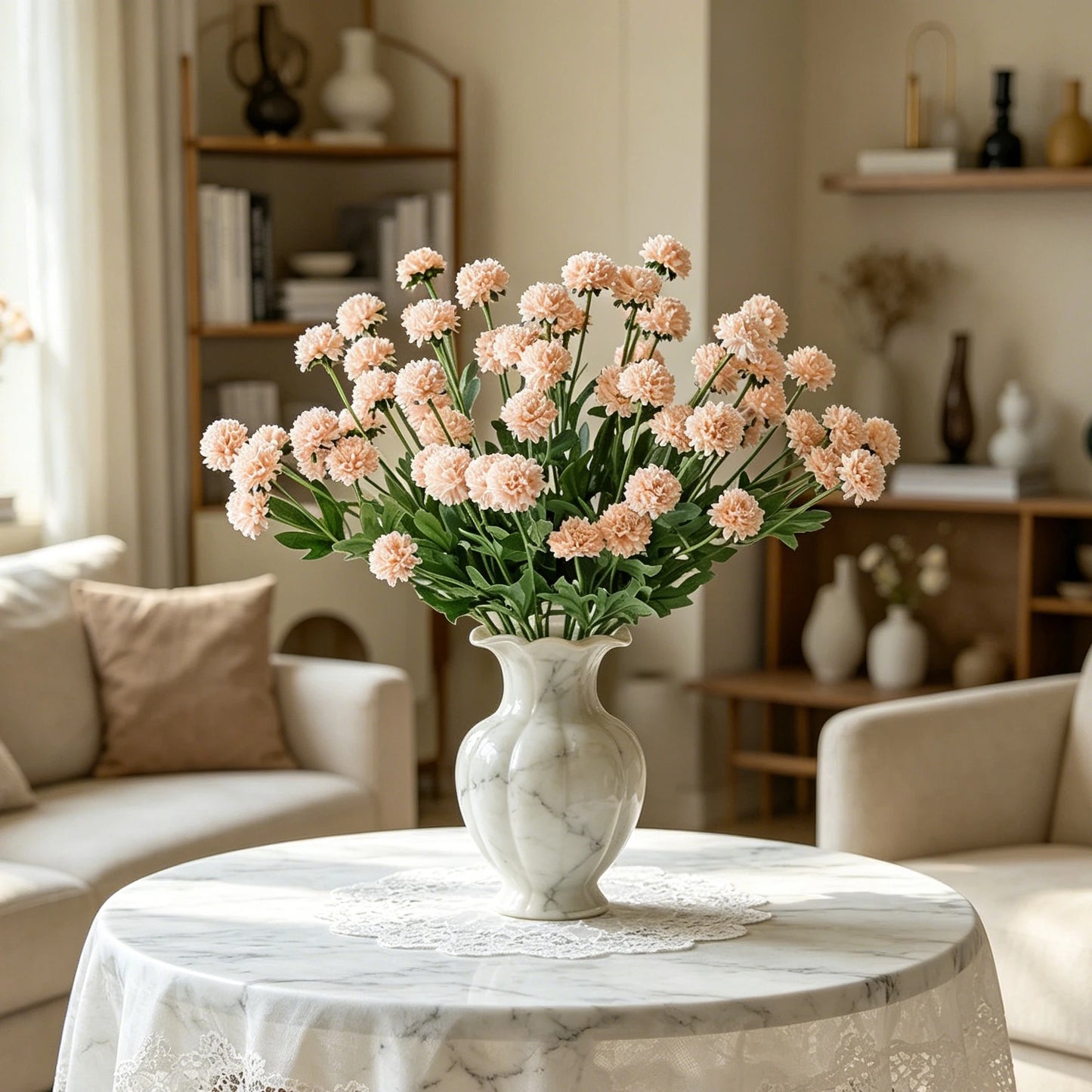Silk Chrysanthemum Artificial Flowers | Wedding & Home Decor