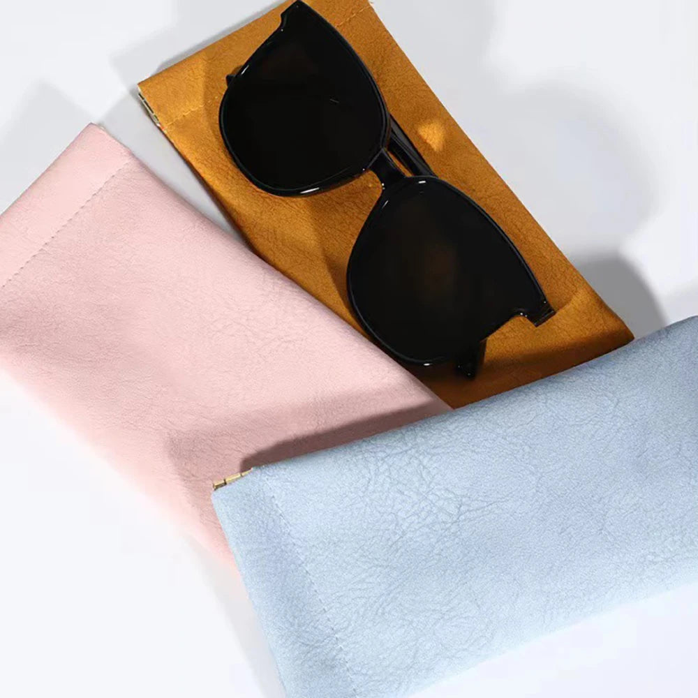 Portable Glasses Sunglasses Storage Bag Anti Pressure Velvet