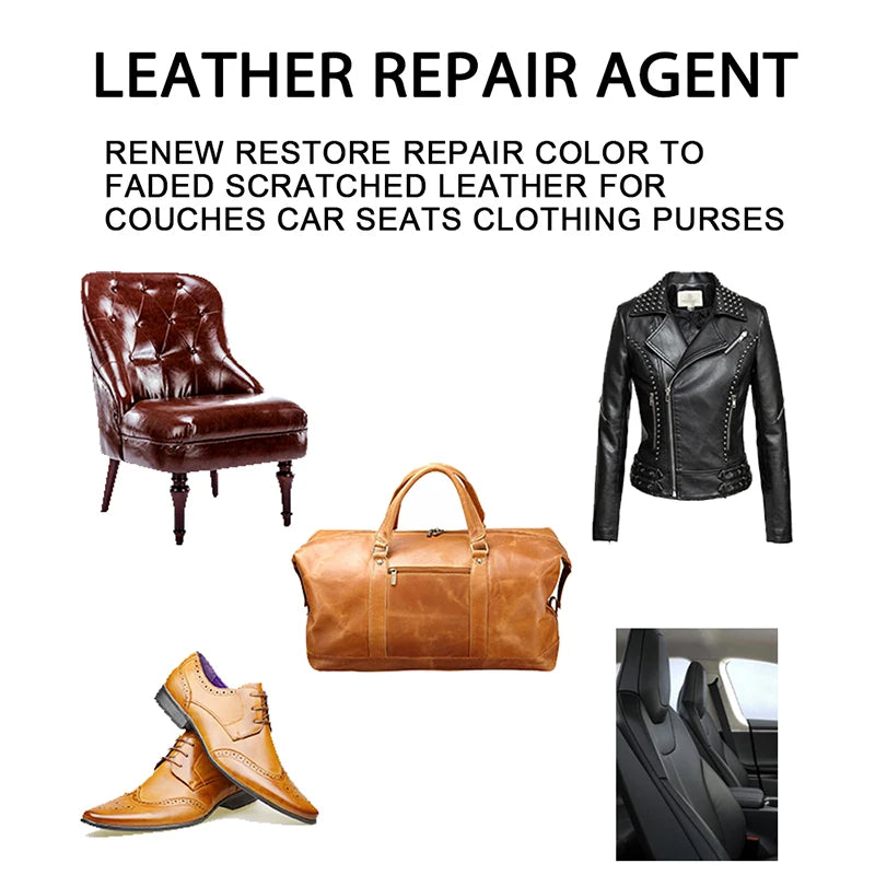 Leather Recoloring Paste Super-fast Drying Leather Repair Gel for Leather & Vinyl Couches Boat Car Seats Furniture Peaceful Pleasures Health and Wellness