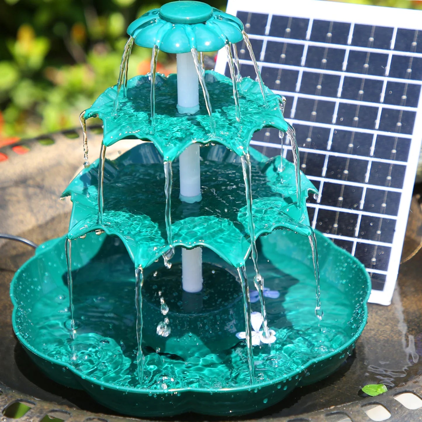 AISITIN 3-Layer Solar Bird Bath Fountain Pump – Garden & Pond
