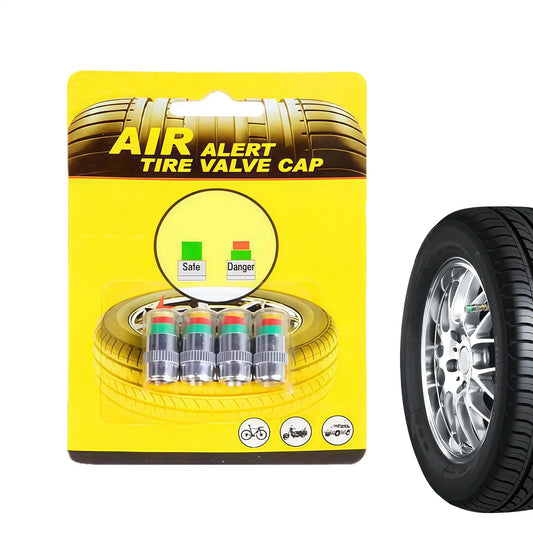 Auto Car Tire Pressure Cap Monitor Valve Stem Caps Sensor Indicator Tire Pressure Allert Tire Pressure Valve 3 Color Eye Alert Peaceful Pleasures Health and Wellness